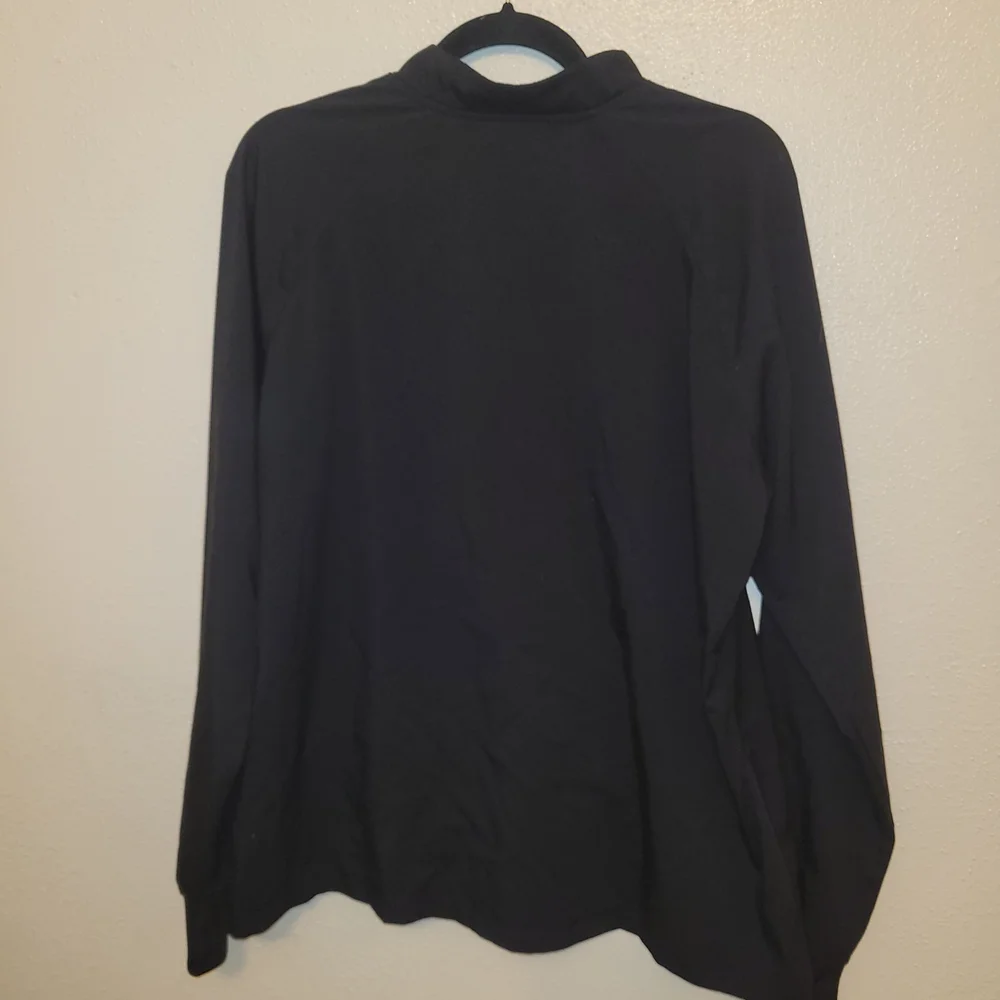 Med Couture Zip Up Scrub Jacket Black Size XL - Picture 2 of 5
